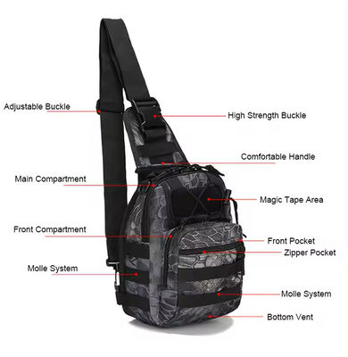 Upgrade Your Outdoor Gear with Our Men's Molle Tactical Sling Bag All Seasons Ready