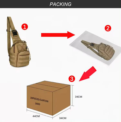 Upgrade Your Outdoor Gear with Our Men's Molle Tactical Sling Bag All Seasons Ready