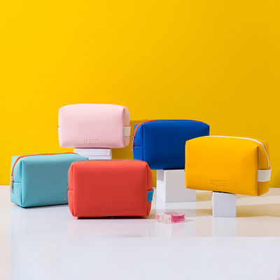 Multi-functional Portable Women's Pu Leather Travel Cosmetic Bag Organizer Box