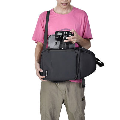 Customized Logo Portable Waterproof Camera Backpack Bag for DSLR Camera Lens and Accessories