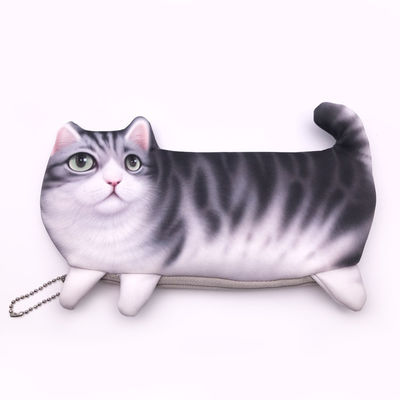 Short Cartoon 3d Cat Wallet 2022 Cute Animal Coin Purse for Children's Needs