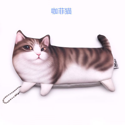 Short Cartoon 3d Cat Wallet 2022 Cute Animal Coin Purse for Children's Needs