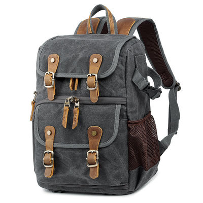 Eco-friendly Customized Logo Camera Bag Backpack for DSLR and Laptop in Customized Color