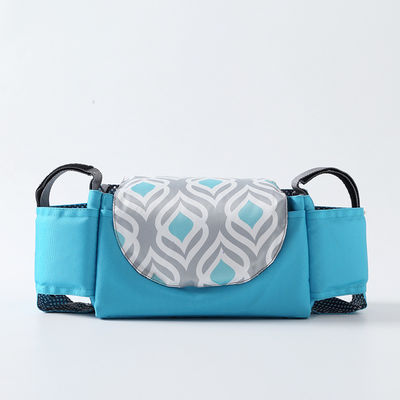 Practical Daily Diaper Bag Stroller Hanging Bag with Animal Prints and Large Storage