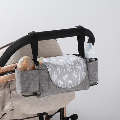 Practical Daily Diaper Bag Stroller Hanging Bag with Animal Prints and Large Storage