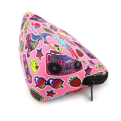 Customized Logo Neoprene Sublimation Cosmetic Pouch Makeup Bags for Ladies Handbags