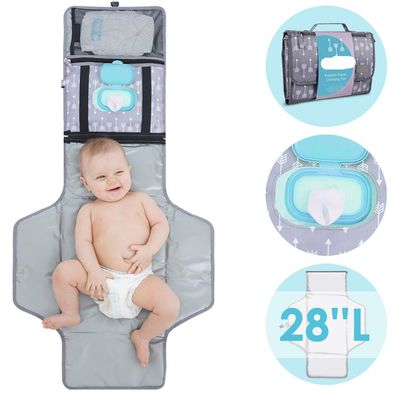 Baby Diaper Bag Customized Color Fashion Diaper Bags Nappy Wet Bag with Solid Pattern