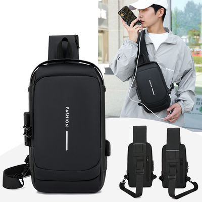 Secure Men's Messenger Bag Waterproof and Anti-theft for Casual Office Outside or Date