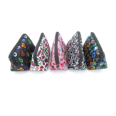 Customized Logo Neoprene Sublimation Cosmetic Pouch Makeup Bags for Ladies Handbags