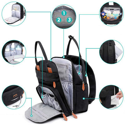 Oxford Newest Fashionable Baby Diaper Backpack Eco Friendly Multifunctional Custom Diaper Bag
