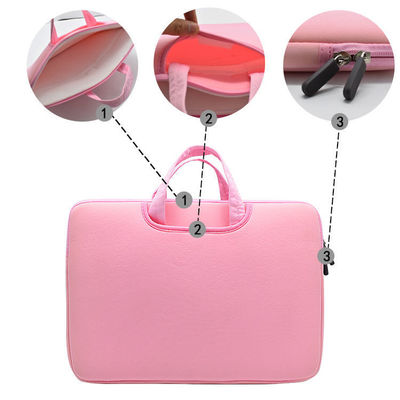 Customized Sky Blue Neoprene Laptop Bags for 12 13 15 inch Good Material from Chinese