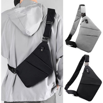 Customized Multi-function Anti-theft Chest Sling Bag Crossbody Messenger Bag for Men