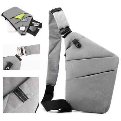 Customized Multi-function Anti-theft Chest Sling Bag Crossbody Messenger Bag for Men
