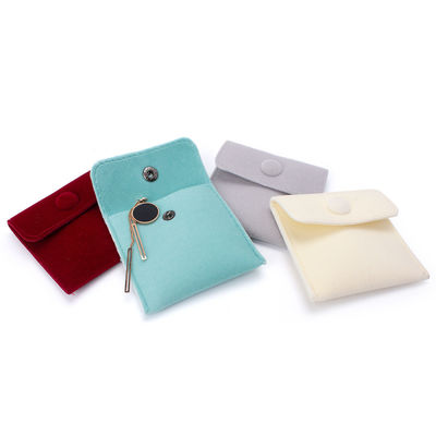 OEM/ODM Acceptable Microfibre Jewelry Pouches Custom Logo Earring Bags for Arrivals