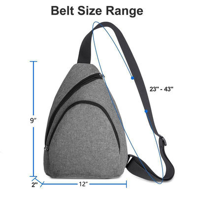 Style Customized Tote Bag Unisex Nylon Sport Bag Waterproof Fanny Pack Messenger Chest Bag