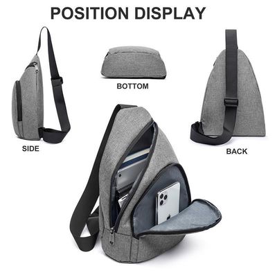 Style Customized Tote Bag Unisex Nylon Sport Bag Waterproof Fanny Pack Messenger Chest Bag
