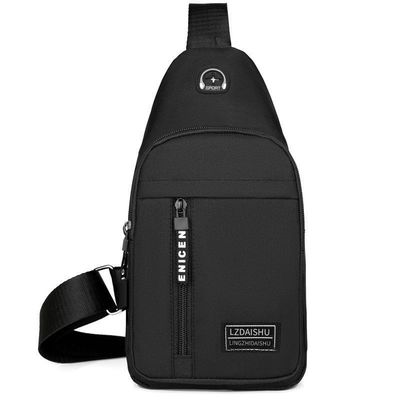 Versatile Custom Logo Messenger Bag Ideal for Men's Casual Office or Date Outings