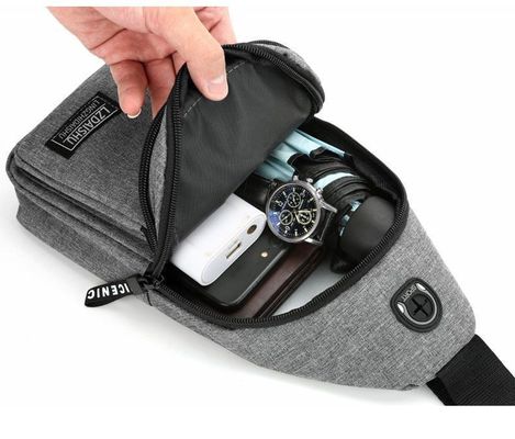 Versatile Custom Logo Messenger Bag Ideal for Men's Casual Office or Date Outings