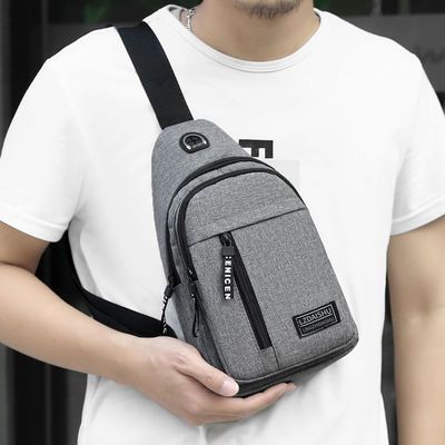 Versatile Custom Logo Messenger Bag Ideal for Men's Casual Office or Date Outings
