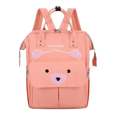 Anti-Theft Large Diaper Bag with Convertible Design and Solid Pattern Type