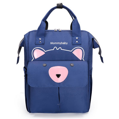 Anti-Theft Large Diaper Bag with Convertible Design and Solid Pattern Type