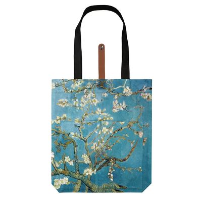 Painting Reusable Shopping Shoulder Bag Ultra Slim Foldable Canvas Beach Bag for Women