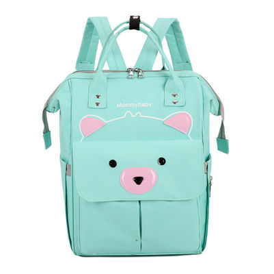 Anti-Theft Large Diaper Bag with Convertible Design and Solid Pattern Type