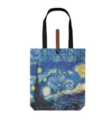 Painting Reusable Shopping Shoulder Bag Ultra Slim Foldable Canvas Beach Bag for Women