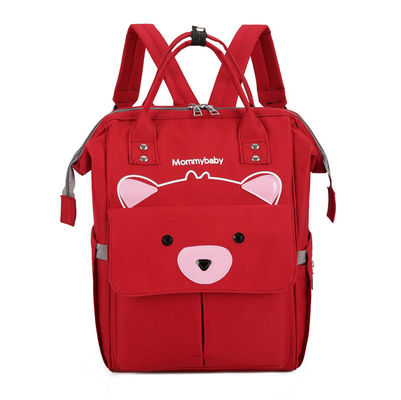 Anti-Theft Large Diaper Bag with Convertible Design and Solid Pattern Type
