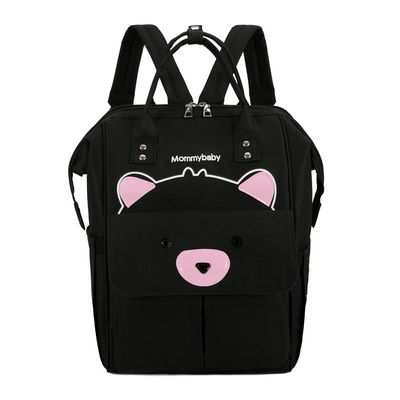 Anti-Theft Large Diaper Bag with Convertible Design and Solid Pattern Type