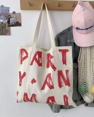 Newest Fashinable Style Female One Shoulder Simple OEM Printing Shopping Bag for Women