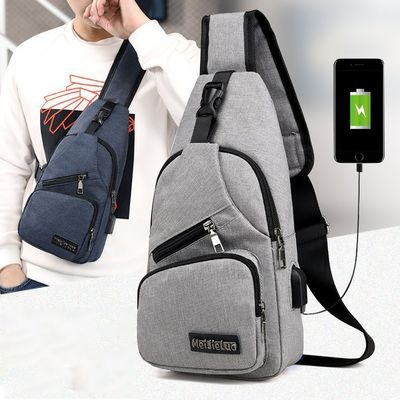 OEM ODM Acceptable Fanshion Running Sport Waist Bag for Men Portable Chest Shoulder Bag