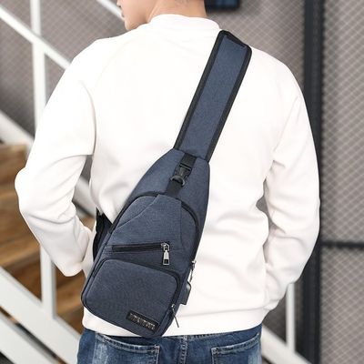 OEM ODM Acceptable Fanshion Running Sport Waist Bag for Men Portable Chest Shoulder Bag
