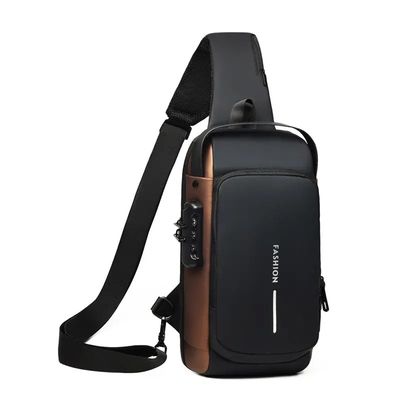 2023 Latest Fashion Men's Crossbody Sling Bag with Water Proof Design and Custom Logo