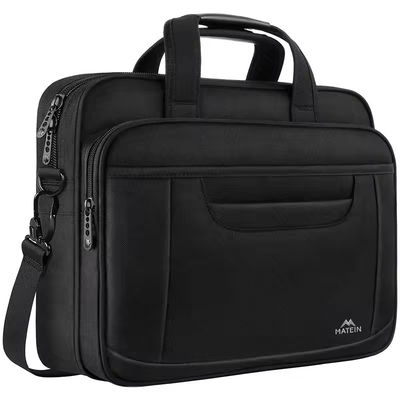 Customized Soft Bag Men Messenger Bag for Business Office Lawyer Attache Case in Black
