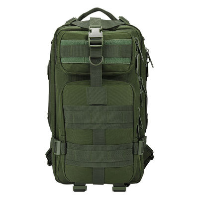 30L Nylon Tactical Backpack with Interior Zipper Pocket and Arcuate Shoulder Strap