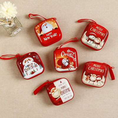 Recycled Materials Used Cute Cartoon Round Coin Holder Case for Kids Mini Coin Purse