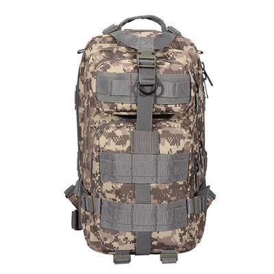 30L Nylon Tactical Backpack with Interior Zipper Pocket and Arcuate Shoulder Strap