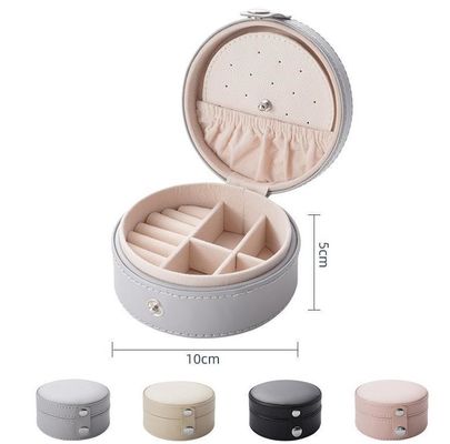 Jewellery Case Velvet Travel Jewelry Box Organizer With Customized Color For Benefit