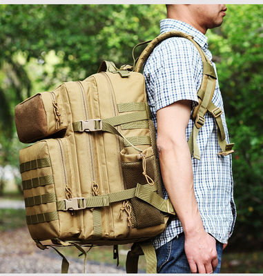 Large Survival Tactical Bag Backpack for Daily Life and Interior Compartment Function