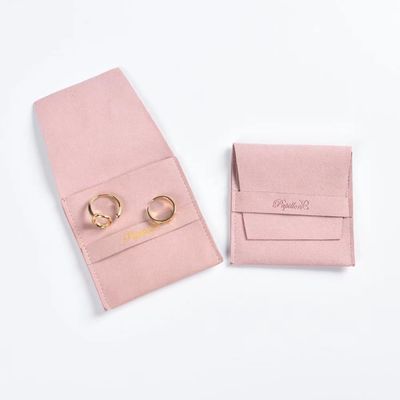 Custom Logo Small Dice Earrings Bracelets Necklaces Velvet Dust Packaging Pouch for Gift