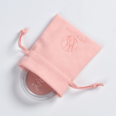 Custom Logo Small Dice Earrings Bracelets Necklaces Velvet Dust Packaging Pouch for Gift