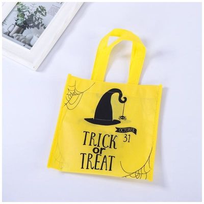 Halloween Decorations Props Child Portable Pumpkin Cloth Candy Bag for Kids Party