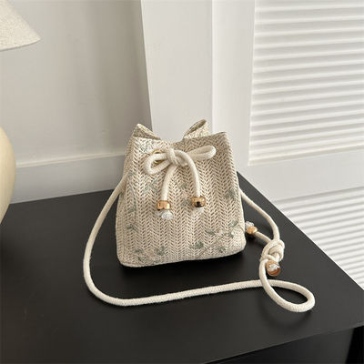 Travel Single Shoulder Crossbody Straw Bag in Customized Color for Hot Fashion Lovers