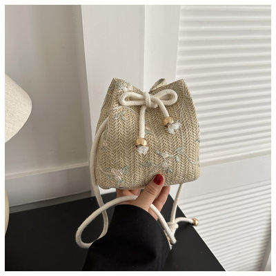 Travel Single Shoulder Crossbody Straw Bag in Customized Color for Hot Fashion Lovers