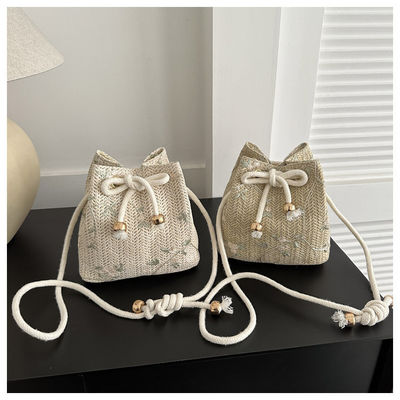 Travel Single Shoulder Crossbody Straw Bag in Customized Color for Hot Fashion Lovers
