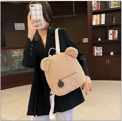 OEM/ODM Acceptable Fashion Bag School Backpack Bags Waterproof Plush Backpack for Kids