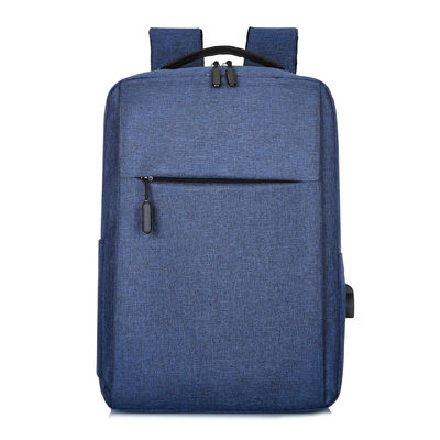 Black Custom Logo Unisex Ergonomics Anti Theft Smart Nylon Laptop Backpacks with USB