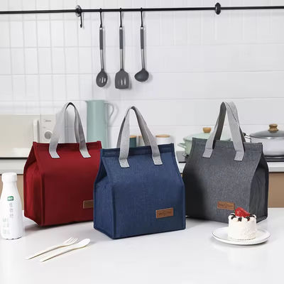 Polyester Shopping Lunch Cooler Bag Thermal Tote for Simple and Fashion Insulation