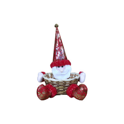 Acceptable OEM/ODM Customized Christmas Desktop Decoration Candy Basket for Home Gift
